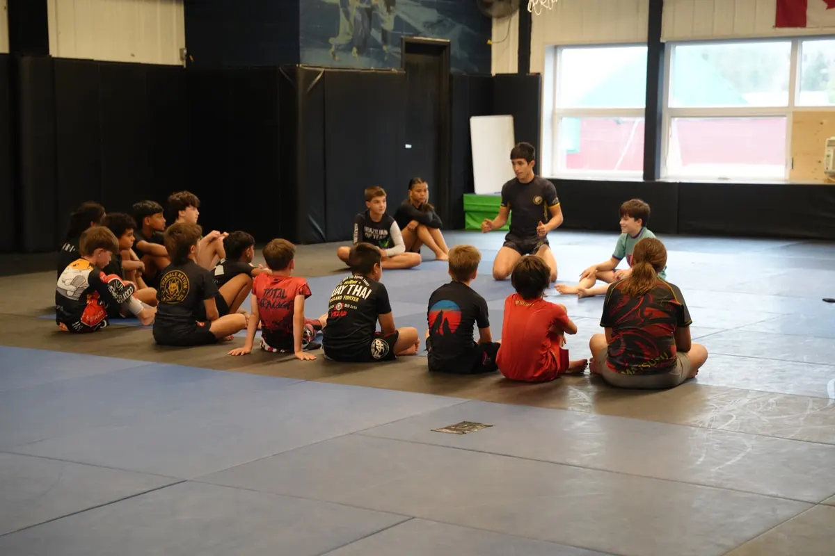 Kids jiu-jitsu competition training photo 1