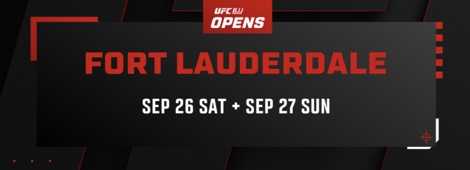 UFC BJJ Opens Fort Lauderdale 2026 event banner